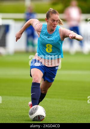 during a training session at St George's Park, Burton upon Trent. Picture date: Monday July 8, 2024. Stock Photo