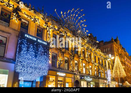 Peacock modern art sculpture, Prince's Square Shopping Centre, Buchanan Street, Glasgow, Scotland, United Kingdom, Europe Stock Photo