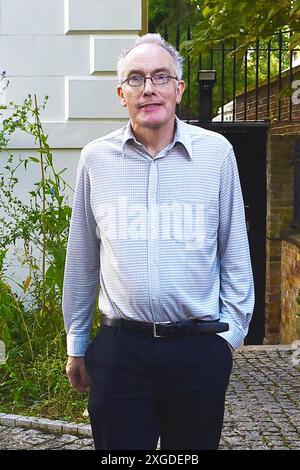 Feature Writer Ray Morrissey Seen At  Jackie St Clair Summer Garden Party, Kensington, London, United Kingdom, 07 July 2024 Stock Photo