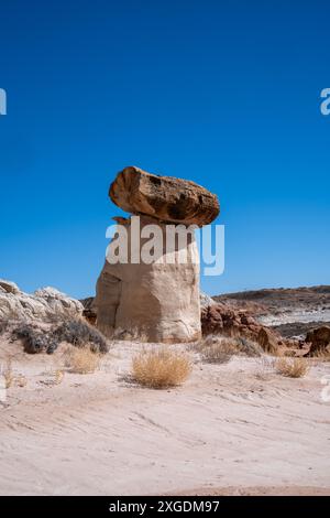 Interesting toadstool rock formation along the Toadstools trail - Grand ...
