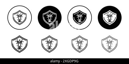 Antibody icon vector logo set collection for web app ui Stock Vector ...