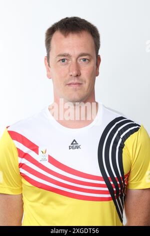 Brussels, Belgium. 08th July, 2024. Maarten De Wilde pictured during a photoshoot for the Belgian Olympic Committee BOIC - COIB ahead of the Paris 2024 Olympic Games, in Brussels, Monday 08 July 2024. BELGA PHOTO VIRGINIE LEFOUR Credit: Belga News Agency/Alamy Live News Stock Photo