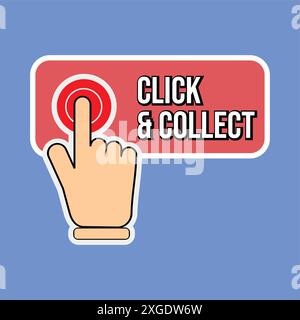 Hand with pointing index finger isolated vector icon. Touch, point or click hand gesture clipart element. Pointer cursor sign Stock Vector