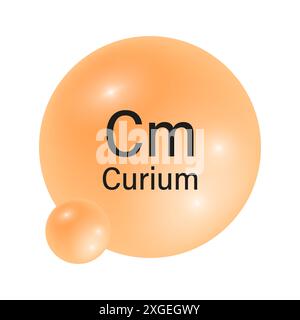 Curium Chemical Symbol Stock Vector Image & Art - Alamy