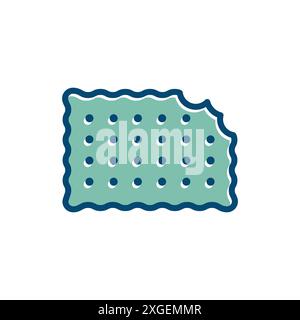 biscuit icon vector design template in white background Stock Vector