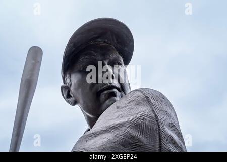 Cleveland, Oh, USA. 5th July, 2024. The Cleveland Guardians play host to the San Francisco Giants at Progressive Field in Cleveland, OH. San Francisco goes on to win 4-2. (Credit Image: © Walter G. Arce Sr./ASP via ZUMA Press Wire) EDITORIAL USAGE ONLY! Not for Commercial USAGE! Stock Photo