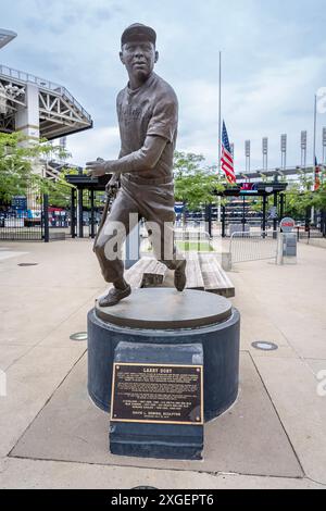 Cleveland, Oh, USA. 5th July, 2024. The Cleveland Guardians play host to the San Francisco Giants at Progressive Field in Cleveland, OH. San Francisco goes on to win 4-2. (Credit Image: © Walter G. Arce Sr./ASP via ZUMA Press Wire) EDITORIAL USAGE ONLY! Not for Commercial USAGE! Stock Photo