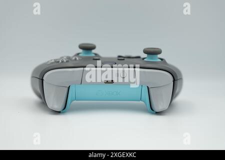 Customized Xbox game controller for video games Stock Photo