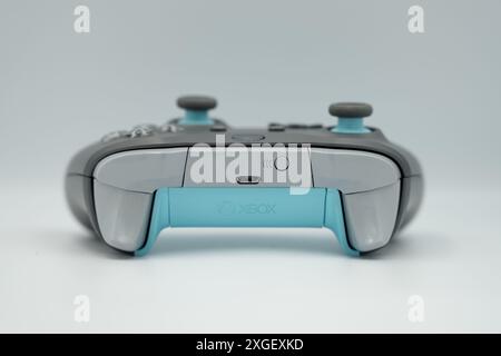 Customized Xbox game controller for video games Stock Photo