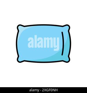 pillow icon vector design template in white background Stock Vector
