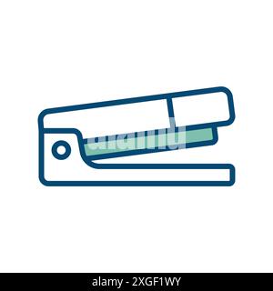 stapler icon vector design template in white background Stock Vector