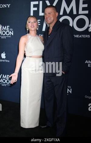 New York NY July 8 : Scarlett Johansson & Channing Tatum attends the world premiere of Apple Original Films' 'Fly Me to the Moon' at AMC Lincoln Square in New York on July 8, 2024 Credit: mpiRW/MediaPunch Stock Photo