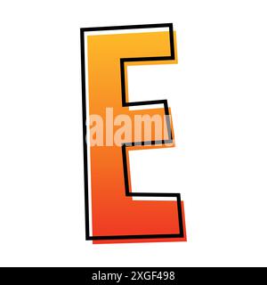 Letter E Logo vector icon Stock Vector