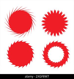 Starbursts or Sales Sticker Stock Vector