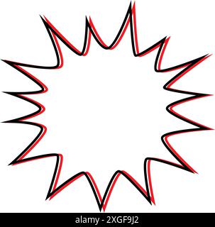 Starbursts or Sales Sticker Stock Vector