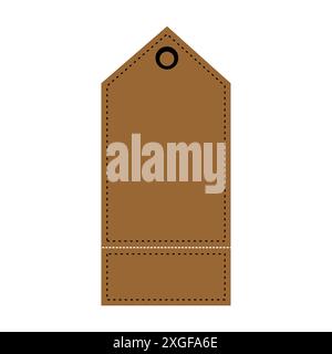 Tag Template Swing Printable Stock Vector