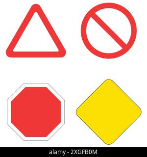 Traffic sign or road signs vector design Stock Vector
