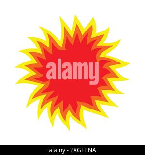 Starbursts or Sales Sticker Stock Vector