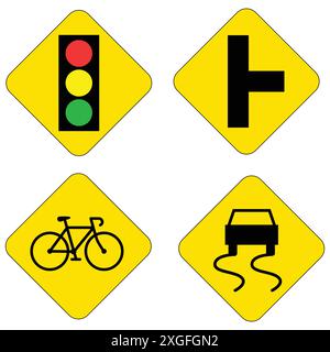 Traffic sign or road signs vector design Stock Vector