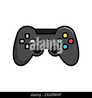 game controller icon vector design template in white background Stock Vector