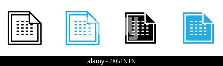 Nicotine patch icon vector logo set collection for web app ui Stock Vector
