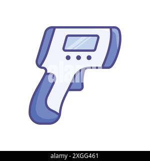 thermometer icon vector design template in white background Stock Vector