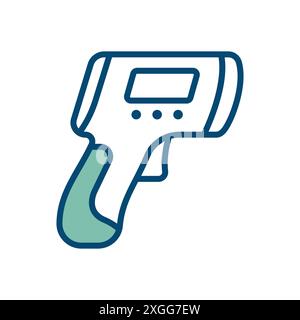 thermometer icon vector design template in white background Stock Vector