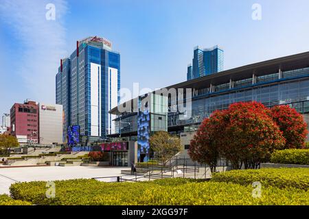 Busan train station, Busan, South Korea, Asia Stock Photo