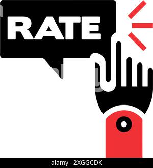 Rate Icon Stock Vector