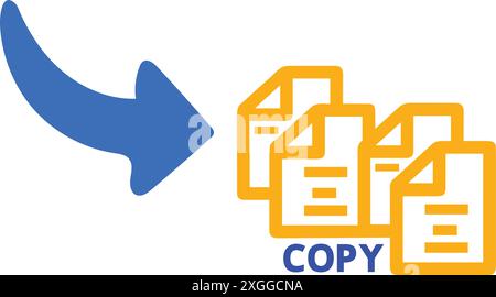 Copy Icon Stock Vector