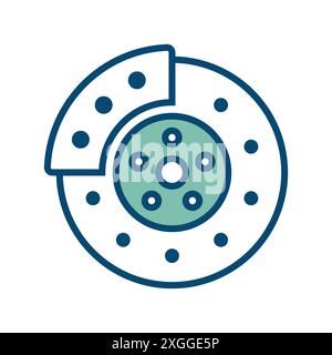 brake icon vector design template in white background Stock Vector