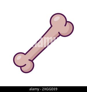 bone icon vector design template in white background Stock Vector