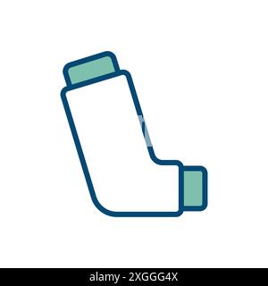 inhaler icon vector design template in white background Stock Vector