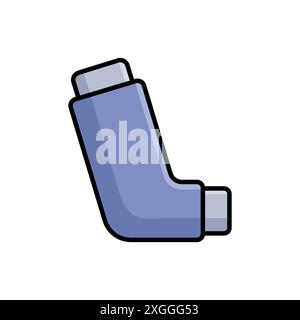 inhaler icon vector design template in white background Stock Vector