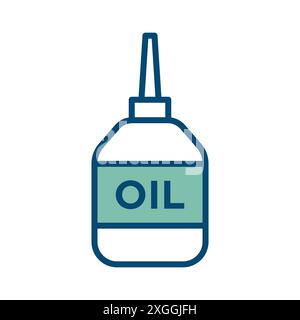 sewing oil icon vector design template in white background Stock Vector