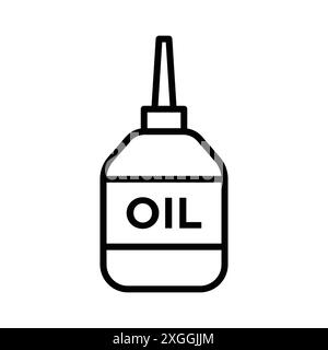 sewing oil icon vector design template in white background Stock Vector