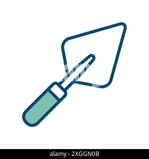 trowel icon vector design template in white background Stock Vector