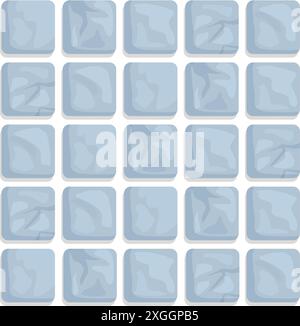 Game texture tiles. 2D cartoon level ground block of various materials ...