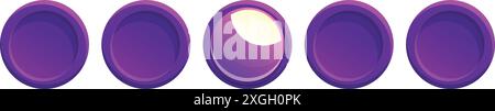 Simple loading bar with a glowing element indicating progress Stock Vector