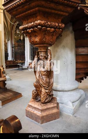 Minster in Konstanz, Lake Constance in Germany in summertime Stock Photo