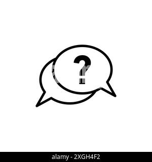 Comment question icon vector logo set collection or bundle pack group Stock Vector