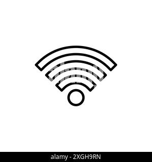 Wifi icon vector logo set collection or bundle pack group Stock Vector