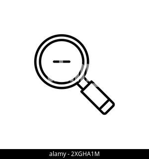 Zoom out icon vector logo set collection or bundle pack group Stock Vector