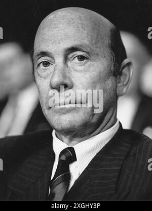 Woerner, Manfred, 24.9.1934 - 13.8.1994, German politician (CDU), ADDITIONAL-RIGHTS-CLEARANCE-INFO-NOT-AVAILABLE Stock Photo