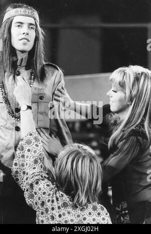 heatre / theater, musical, 'Hair', German version, director: Werner Schmid, Bertrand Castelli, ADDITIONAL-RIGHTS-CLEARANCE-INFO-NOT-AVAILABLE Stock Photo