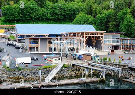 Sitka, Alaska, USA - 29th June 2024:Pushing Beaver Sea plane N1018U in ...