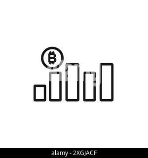 Bitcoin Evolution icon vector logo set collection for web app ui Stock Vector