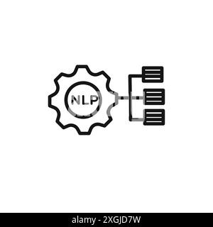 Nlp icon vector logo set collection for web app ui Stock Vector Image ...