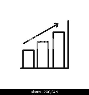 Statistic Up icon vector logo set collection for web app ui Stock Vector