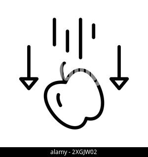 Gravity icon vector logo set collection for web app ui Stock Vector